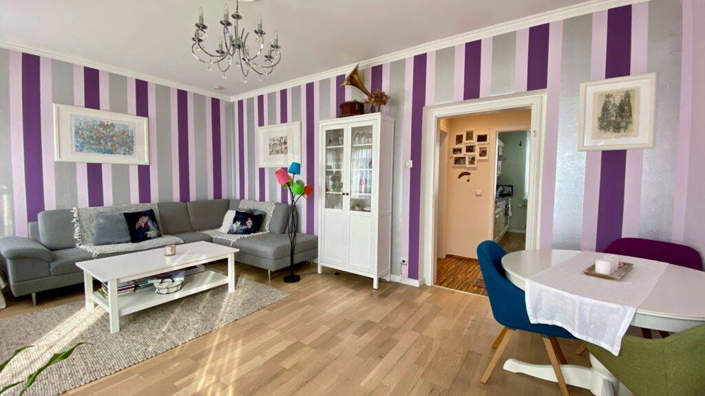 Gepflegte, vermietete 3-Zimmer-Wohnung mit Garagenbox in unmittelbarer Zentrumsnähe.