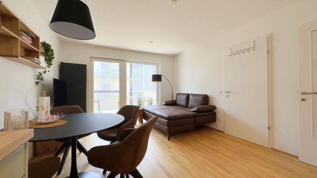 Einziehen und wohlfühlen – vollmöblierte 2-Zimmer-Wohnung mit Balkon und Tiefgarage in Viktring!