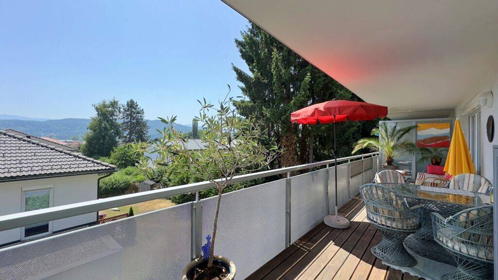 Moderne 2-Zimmer-Wohnung mit großem Balkon in Krumpendorf. Flexible Gestaltung für 3-Zimmer möglich.