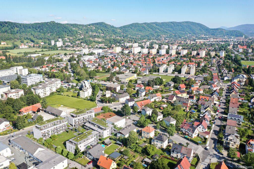 Gut Haben | Neubauwohnungen in der Harter Straße mit begrünter Innenhofoase.