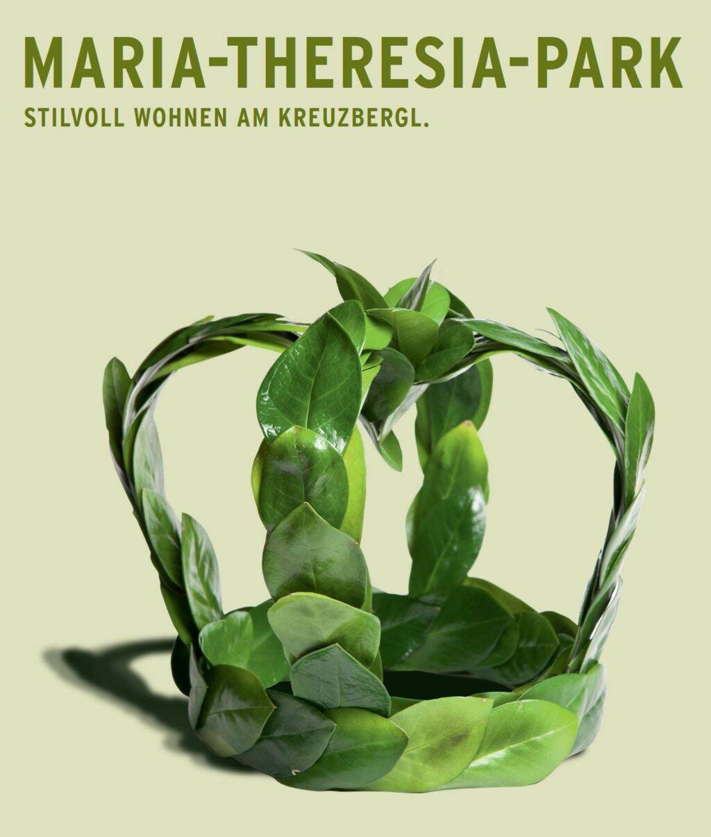 MARIA-THERESIA-PARK - Stilvoll wohnen am Kreuzbergl. - 2-Zimmer-Wohnung mit Tiefgaragenstellplatz.