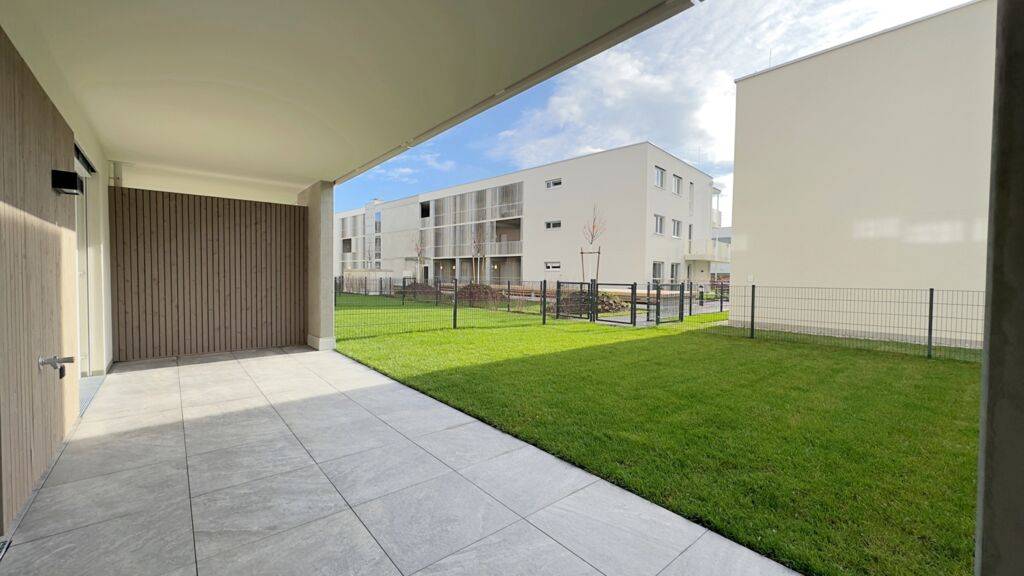 TOP A02 - NEUBAU | 2-Zimmer Wohnung mit Eigengarten und Tiefgaragen-Stellplatz