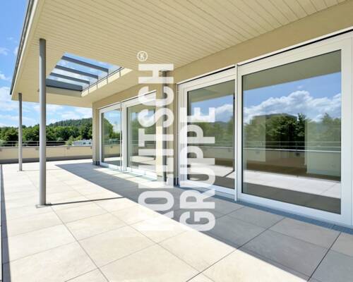 Penthouse-Highlight: 4 Zimmer, XL-Terrasse & 2 TG-Stellplätze in St. Martin am Kreuzbergl.