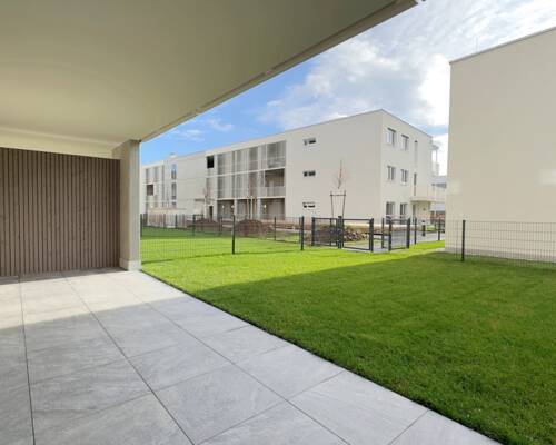 Sofort verfügbar! 2-Zimmer Wohnung mit Eigengarten und Tiefgaragen-Stellplatz in Viktring.