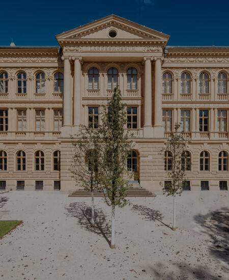 Landesmuseum Kärnten von außen bei Tag