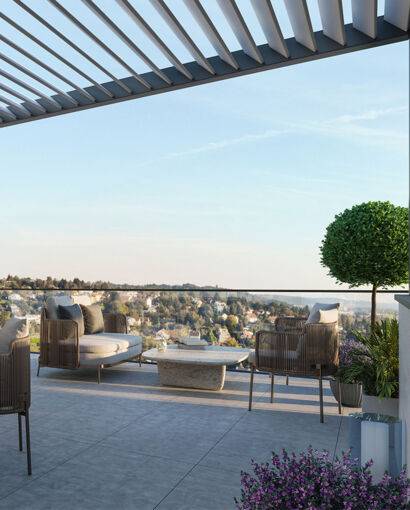 Penthouswohnung mit Terrasse und Weitblick